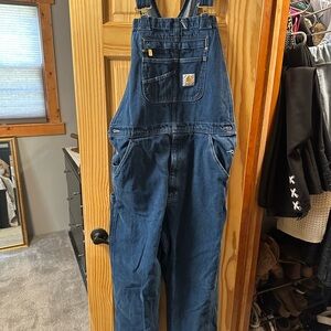 Men's Carhartt Blue Denim Overalls